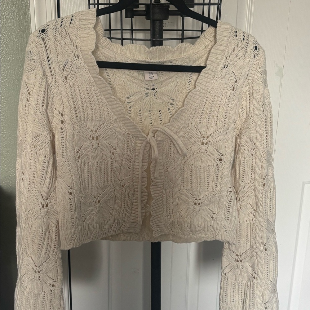 Nordstrom Cream Knit Cardigan